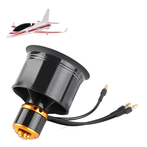 cardyven Lüfter mit motorischem Motor für RC -Flugzeug QXMotor 50 mm EDF 12 Blades Gabenlüfter mit QF26115000kV 34S bürstenloser Motor für RC -Flugzeug (CCW) von cardyven