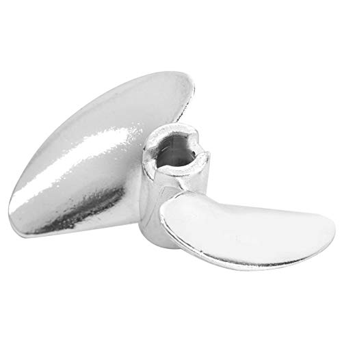 cardyven Propeller, 35 mm RC Boat 2 Blades Propeller Spline Zahn aus Außenborder Propeller Propeller für Feilun ft016 ft007 ft012 ft009 ft011 ft010 ft016 (Silver S) von cardyven