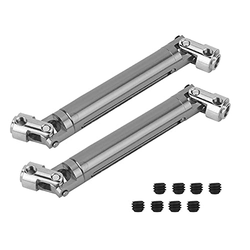 cardyven RC Car Drive -Welle, 15 cm bis 10,3 cm Leichtmetallschacht -Kit für RC Crawler Car Upgrade -Zubehör (Ti Color) von cardyven