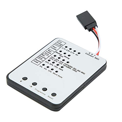 cardyven RC Car Program Card, A1 -Version LED -Programmkarte 61 x 48 x 6 mm RC -Autozubehört von cardyven