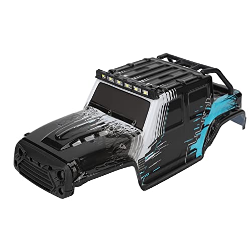 cardyven RC Car Shell Truck Karosseriezubehör Ersatzteile, RC -Karosserieschale Abdeckung Genauer Größe Fernbedienung Autokörperzubehör für SCY 16103pro 1/16 RC -Auto (Blau) von cardyven