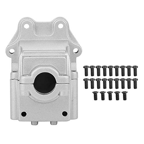 cardyven RC Carbox -Abdeckung, Getriebe Obere Deckelschale Metall -Differentialabdeckung für Wltoys 144001 Fernbedienungsauto -Modell -Upgrade -Teile (Silber) von cardyven