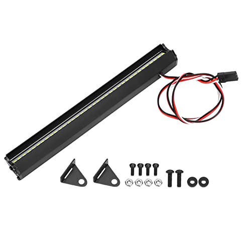 cardyven RC-Dachlichtleiste, superhelle einreihige 35-LED-RC-Universal-Dachleuchte, LED-Lichtleiste, Dachmetall-Dachlampenlicht, LED-Lampensatz mit Kanalsteuerschalter von cardyven