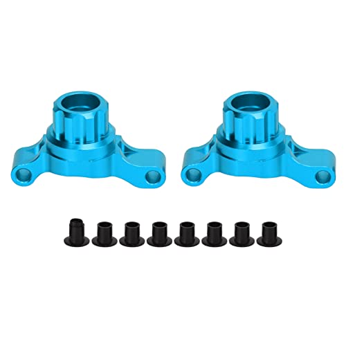 cardyven RC Hecklenkbecher, Aluminiumlegierung Hub -Stub -Achsen -Träger -Hub -Set Metall TT02 Hecklenkbecher -Upgrade -Teile für TT02 1/10 RC -Autoszubehör Accessoires (Blau) von cardyven