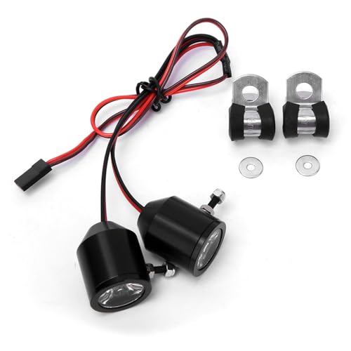 cardyven RC LED Light Kit, 3W -Scheinwerfer Suchscheinwerfer Ersatzteil Crawler LED Light Scheinwerge vordere Leuchte Ersatzzubehör für RC -Automodell Kinderspielzeugfahrzeug von cardyven