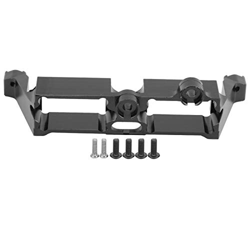 cardyven RC -Lenkservo -Mount, Aluminiumlegierung RC Differential Lock Bracket Accessoire RC Crawler Cars Aluminiumlegierung Lenkung Servo Mount Bracket für 1/10 RC Crawler (Black) von cardyven