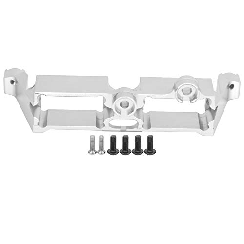 cardyven RC -Lenkservo -Mount, Aluminiumlegierung RC Differential Lock Bracket Accessoire RC Crawler Cars Aluminiumlegierung Lenkung Servo Mount Bracket für 1/10 RC Crawler (Silver) von cardyven
