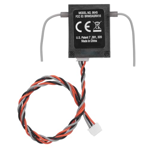 cardyven RC -Satelliten, DSMX -Satellitentragbarer kompakter Anti -Interferenz -AR8000 2.4GHz 8 Kanal DSMX -Satellitenersatz für AR6210 AR12120 AR9020 von cardyven