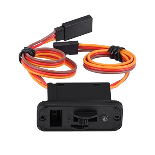 cardyven RC Switch, 1PC Heavy Duty LED JR RC auf Off -Stecker -Zubehör -Empfänger für Auto -LKW -Boots -LED -LED -Drohne von cardyven