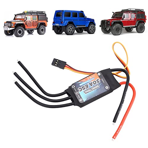 cardyven RC gebürstet ESC, Bidirektional 30A bürstenloser ESC -Elektrik -Speed ​​-Controller RC gebürstete Motorgeschwindigkeit RC ESC für RC -Autoboot Unterwasserpropeller von cardyven