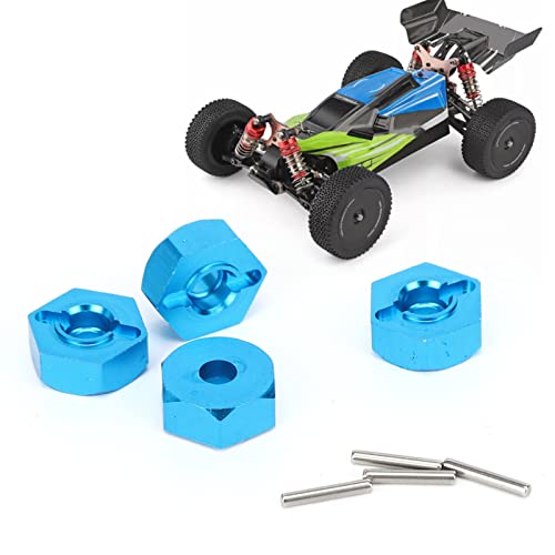 cardyven Wheel Hex Mount Hubs Nut, 5MM Wheel Hex Mount Hubs Nut Flanged Lock Nuts Hex Hubs Wheel Adapters with Pins Fit for WLtoys 1/14 144001 RC Car von cardyven