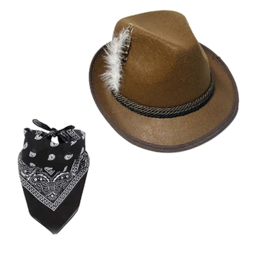 Federhut Oktoberfest Kostüm mit Hut Schal und Herz Rahmen Brille für Herren Damen Oktoberfest Bier Mottoparty Federhut Oktoberfest Kostüm mit Hut Schal und Herz Rahmen Brille für Herren Damen Oktoberfest Bier Mottoparty von carotoe