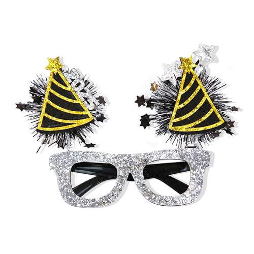 Festliche Silvesterparty Dekorativer Brillenrahmen mit Sternstreifen für Frauen Mode Party Zubehör Festliche Silvesterparty Dekorativer Brillenrahmen mit Sternstreifen für Frauen Mode Party Zubehör von carotoe