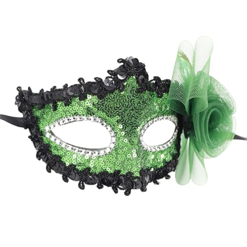 Pailletten-Maskerade, gefiedert, Halloween-Party, Auge, für Frauen, Hochzeit, Party, Maskerade, Dekoration von carotoe