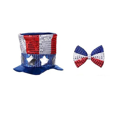 Patriotische Unabhängigkeitstag-Outfits, Amerika-Flagge, Kostüm-Zubehör, 4. Juli-Kostüm für Kostümpartys, Cosplay-Partys Patriotische Unabhängigkeitstag-Outfits, Amerika-Flagge, Kostüm-Zubehör, 4. Juli-Kostüm für Kostümpartys, Cosplay-Partys von carotoe