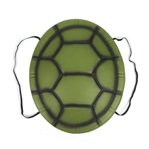 Tragbares Schildpatt-Kostüm mit elastischem Band für Kinder, Erwachsene, Cosplay, Halloween, Cosplay, Cosplay, Cosplay, Schildkröten-Kostüm, Zubehör, EVA-Muschel-Rollenspiel-Spielzeug von carotoe