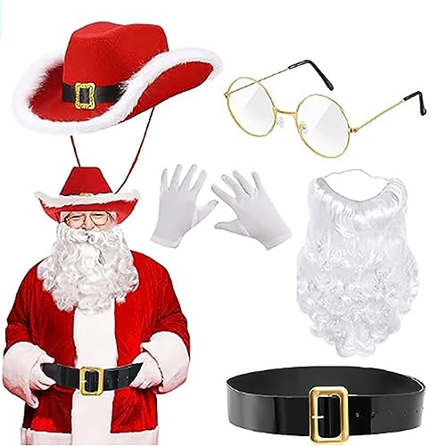 carotoe 4/5 Weihnachtsmann-Kostüm für Erwachsene, Teenager, Weihnachtsmann-Anzug, Weihnachtsmann-Kostüm, Zubehör, Party, Cosplay, Requisite carotoe 4/5 Weihnachtsmann-Kostüm für Erwachsene, Teenager, Weihnachtsmann-Anzug, Weihnachtsmann-Kostüm, Zubehör, Party, Cosplay, Requisite von carotoe