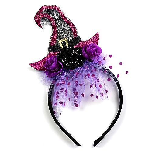 carotoe Dekorativer Hexenhut, Stirnband, Haarschmuck, Ornament, Zubehör für Zuhause, Kindertag, Party, Kostüm carotoe Dekorativer Hexenhut, Stirnband, Haarschmuck, Ornament, Zubehör für Zuhause, Kindertag, Party, Kostüm von carotoe