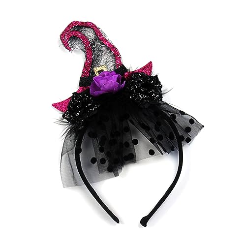 carotoe Dekorativer Hexenhut, Stirnband, Haarschmuck, Ornament, Zubehör für Zuhause, Kindertag, Party, Kostüm carotoe Dekorativer Hexenhut, Stirnband, Haarschmuck, Ornament, Zubehör für Zuhause, Kindertag, Party, Kostüm von carotoe