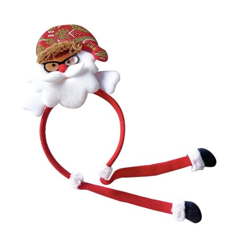 carotoe Frohe Weihnachten Dekorationen Party Hairhoop Bär/Weihnachtsmann Stirnband Bühnenauftritte Haarband Festival Urlaub Supplies von carotoe