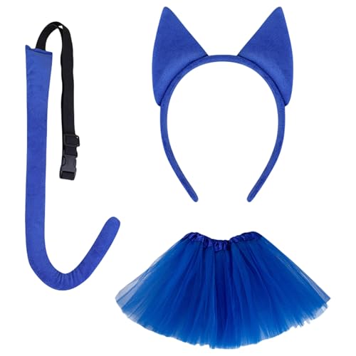 carotoe Katzen-Verkleidungskostüm, Katzenschwanz, Stirnband, Halloween-Katzen-Kostüm für Kinder, Mädchen, Frauen, Geburtstag, Weihnachten, Halloween, Cosplay carotoe Katzen-Verkleidungskostüm, Katzenschwanz, Stirnband, Halloween-Katzen-Kostüm für Kinder, Mädchen, Frauen, Geburtstag, Weihnachten, Halloween, Cosplay von carotoe