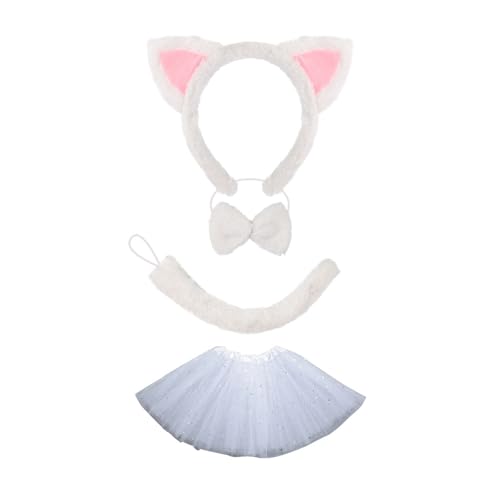 carotoe Katzenkostüm-Zubehör-Set, Katzenohren, Stirnbänder, Schwanz, Fliege, Tutus, Gesicht, Aufkleber, Zubehör-Kits, Katzenkostüme, Kinder carotoe Katzenkostüm-Zubehör-Set, Katzenohren, Stirnbänder, Schwanz, Fliege, Tutus, Gesicht, Aufkleber, Zubehör-Kits, Katzenkostüme, Kinder von carotoe