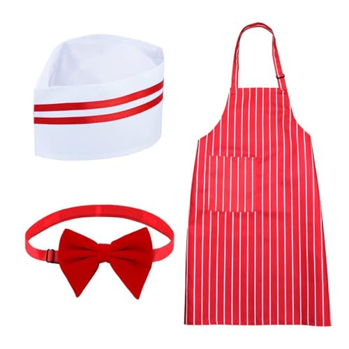 carotoe Kellnerin-Kostüm, 1950er-Jahre-Kostüm, für Erwachsene, Kellner-Kostüm, Karneval, Hot Dogs, Limonaden, Jerk, Kostüm, Halloween, Cosplay-Kostüm, 3-teilig carotoe Kellnerin-Kostüm, 1950er-Jahre-Kostüm, für Erwachsene, Kellner-Kostüm, Karneval, Hot Dogs, Limonaden, Jerk, Kostüm, Halloween, Cosplay-Kostüm, 3-teilig von carotoe