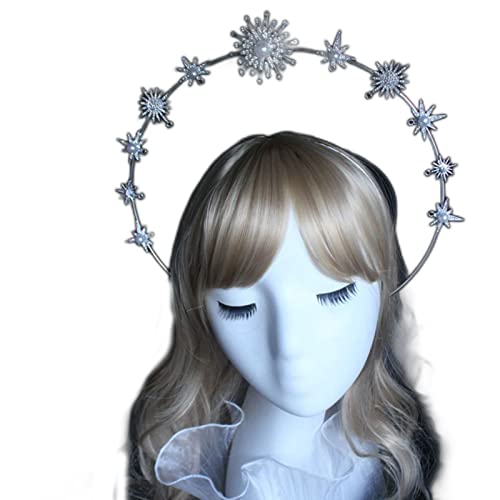 carotoe Krone Kopfschmuck Krone Cosplay Krone Stirnband Kopfschmuck von carotoe