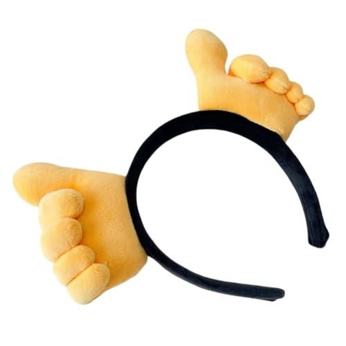 carotoe Luxuriöser Party-Kopfschmuck, verstellbar, Halloween-Kopfbedeckung, Plüsch, Unisex, Kopfschmuck für Geburtstage und Campus-Aktivitäten von carotoe
