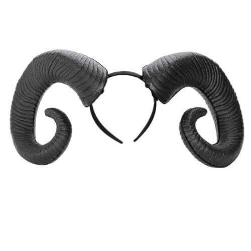 carotoe Ochsenhorn-Stirnbänder für Halloween, Tierhorn, Haarschmuck für Mädchen und Damen, Feiertagsparty-Kopfbedeckung carotoe Ochsenhorn-Stirnbänder für Halloween, Tierhorn, Haarschmuck für Mädchen und Damen, Feiertagsparty-Kopfbedeckung von carotoe