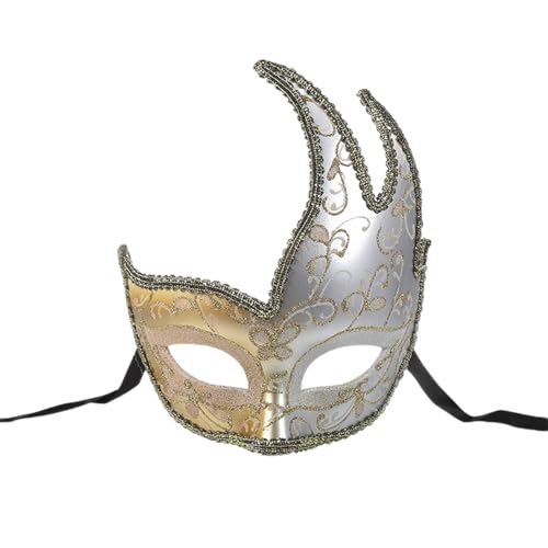carotoe Party Maskerade Karneval Abschlussball Venezianer Karneval Weihnachten Kostüm Verkleidung Partyzubehör von carotoe