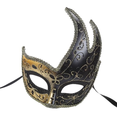 carotoe Party Maskerade Karneval Abschlussball Venezianer Karneval Weihnachten Kostüm Verkleidung Partyzubehör von carotoe