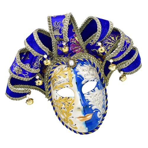 carotoe Venezianer-Komödie Maskerade Narren Cosplay Party Exquisite Wanddekoration für Halloween von carotoe