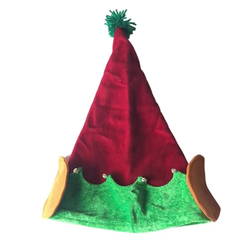 carotoe Weihnachtlicher Zwerghut für Kinder, Rollenspiele, Weihnachtsverkleidungen, Zwergmütze, Weihnachts-Kostüm-Zubehör von carotoe