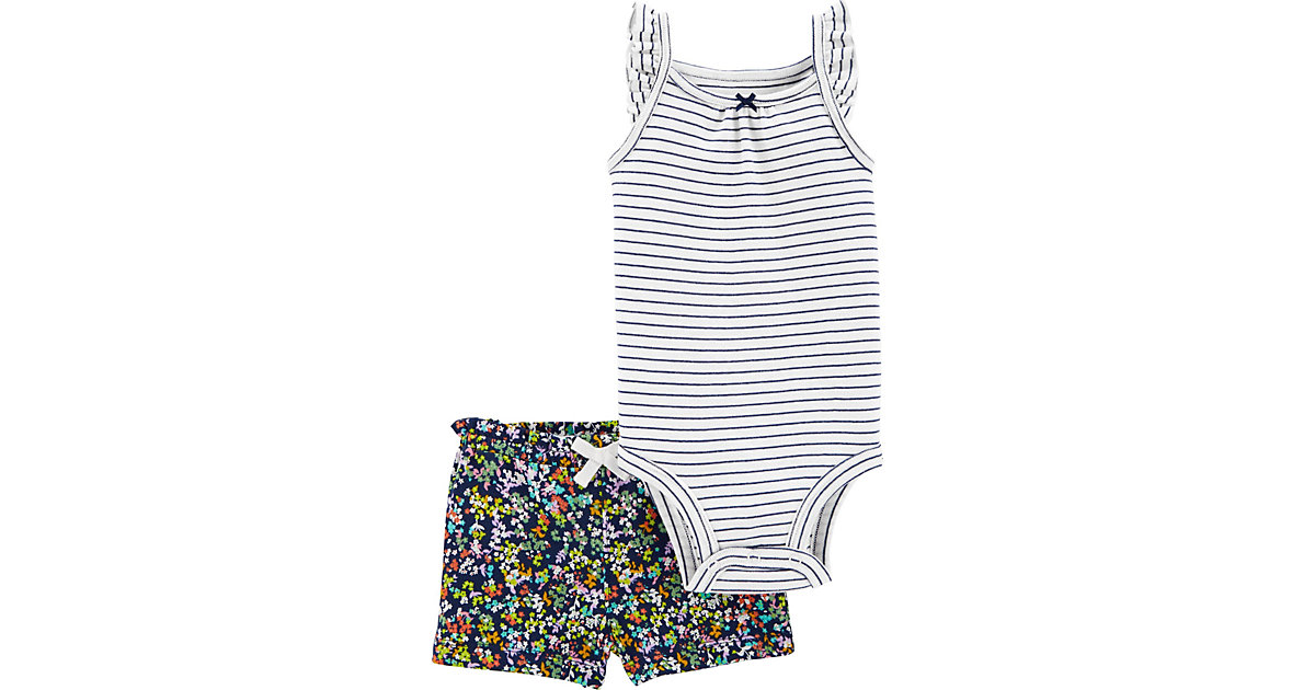 Baby Set Shorts + Body blau/weiß Gr. 62 Mädchen Kinder Baby Set Shorts + Body blau/weiß Gr. 62 Mädchen Kinder von carter`s