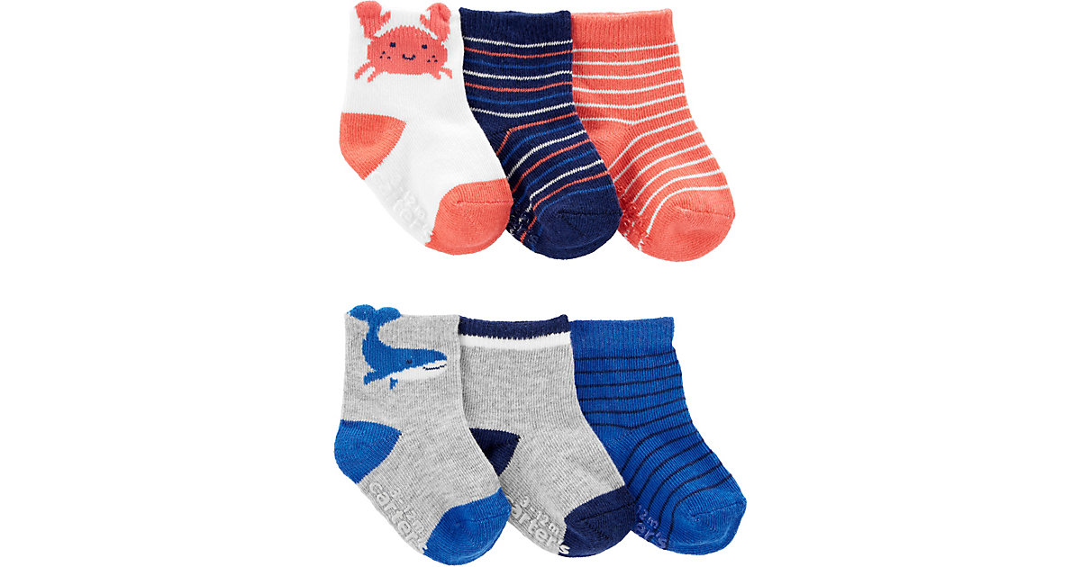 Baby Socken 6er Pack mehrfarbig Gr. 15 Jungen Baby Baby Socken 6er Pack mehrfarbig Gr. 15 Jungen Baby von carter`s
