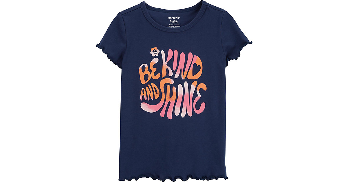 Baby T-Shirt  dunkelblau Gr. 80 Mädchen Kinder von carter`s