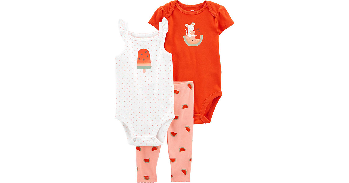 Set Body Doppelpack + Leggings pink-kombi Gr. 62 Mädchen Kinder Set Body Doppelpack + Leggings pink-kombi Gr. 62 Mädchen Kinder von carter`s