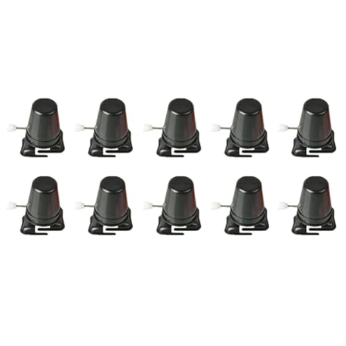 casstaly 10 Stück Roboter für Uhren, Spielzeug für Kinder, Aufziehspielzeug, Bewegungsmechanismus, für Kinder, Sportspielzeug, Schwarz von casstaly