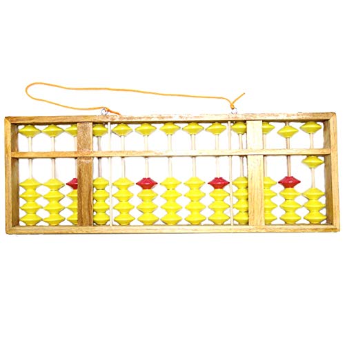 casstaly Chinesischer Abakus 13 Spalte Kleiderbügel Große Größe rutschfeste Abakus Chinesisches Soroban Werkzeug In Mathematik Kinder Mathe Bildung Spielzeug 58Cm von casstaly