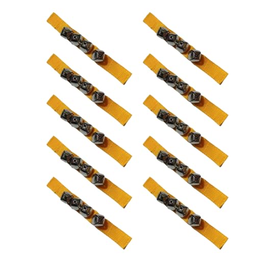 casstaly Yellow Orff Percussion Instrument, Handglocke, Fußglocke, Handglocke für Tanzaufführung, einfach zu bedienen casstaly Yellow Orff Percussion Instrument, Handglocke, Fußglocke, Handglocke für Tanzaufführung, einfach zu bedienen von casstaly