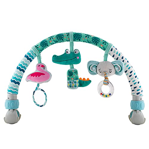 caterbee Baby-Aktivitätsreisebogen-Stubenwagen-Spielzeug für Kleinkinder (Tier) von caterbee