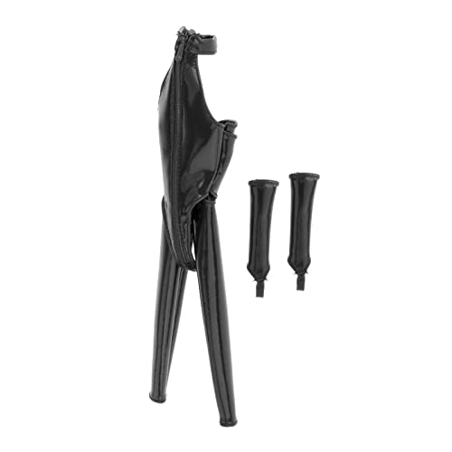 Damen-Overall aus PU-Leder für Kumik 30,5 cm Actionfiguren, Schwarz Damen-Overall aus PU-Leder für Kumik 30,5 cm Actionfiguren, Schwarz von catgol