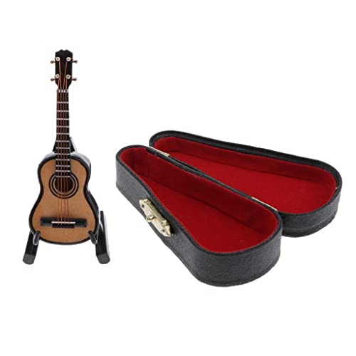 Miniatur-Holzgitarre mit Ständer, Musikinstrument, 1:12, 1:12, Vorschul-Lernaktivitäten, einzigartige Geburtstagsgeschenke Miniatur-Holzgitarre mit Ständer, Musikinstrument, 1:12, 1:12, Vorschul-Lernaktivitäten, einzigartige Geburtstagsgeschenke von catgol