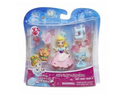 cavernedesjouets Prinzessinnen-Puppe – Mini-Prinzessin Cinderella und die Vorbereitung des Ballkleides – Set für Mädchen Minipuppe mit Tigerkarte cavernedesjouets Prinzessinnen-Puppe – Mini-Prinzessin Cinderella und die Vorbereitung des Ballkleides – Set für Mädchen Minipuppe mit Tigerkarte von cavernedesjouets