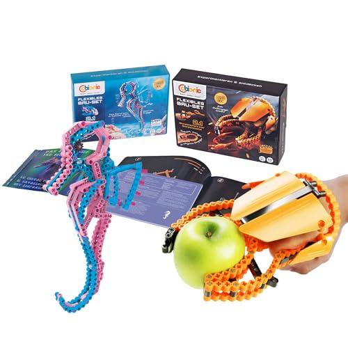 cbionic Flexibles Klemmbaustein-System 2er-Set | Skorpion & Seepferdchen | Bewegungen der Natur erforschen & entdecken - mit c Bionic | Biologie und Technik spielend mit Bausteinen vereinen cbionic Flexibles Klemmbaustein-System 2er-Set | Skorpion & Seepferdchen | Bewegungen der Natur erforschen & entdecken - mit c Bionic | Biologie und Technik spielend mit Bausteinen vereinen von cbionic