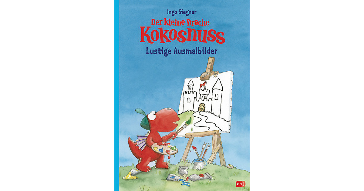 Buch - Der kleine Drache Kokosnuss - Lustige Ausmalbilder Buch - Der kleine Drache Kokosnuss - Lustige Ausmalbilder von cbj + cbt Verlag