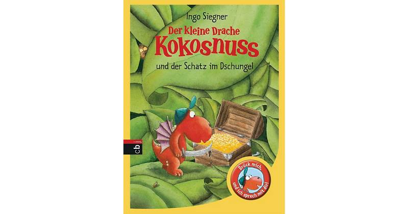 Buch - Der kleine Drache Kokosnuss und der Schatz im Dschungel, Soundbuch von cbj + cbt Verlag