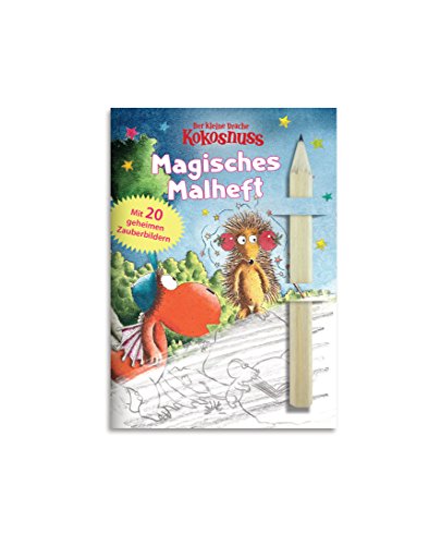 Der kleine Drache Kokosnuss - Magisches Malheft mit Bleifstift von cbj