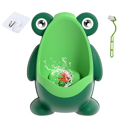 Baby Urinal Frog, Portable Boys Pee Training Toilet, Interactive Detachable Design, Wall-Mountable Splash-Free Solution, Perfect for Indoor Bathroom, Travel, Camping Use, 22.5x16x29cm Blue Green Baby Urinal Frog, Portable Boys Pee Training Toilet, Interactive Detachable Design, Wall-Mountable Splash-Free Solution, Perfect for Indoor Bathroom, Travel, Camping Use, 22.5x16x29cm Blue Green von ccuzs